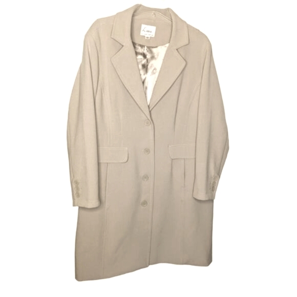 Vtg. Linea by Louis Dell'Olio Coat fawn sz 22W - Picture 1 of 7